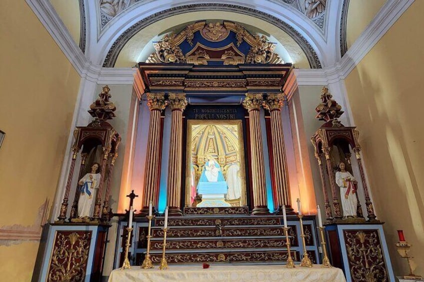 Virgin of the Providence altar at John the Baptist Cathedral