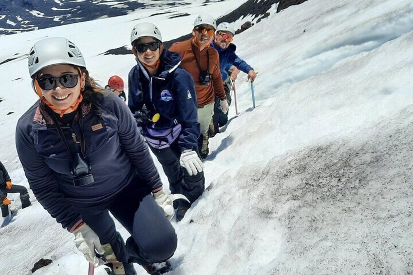 Full Day Mountaineering to Villarrica Volcano from Bucán