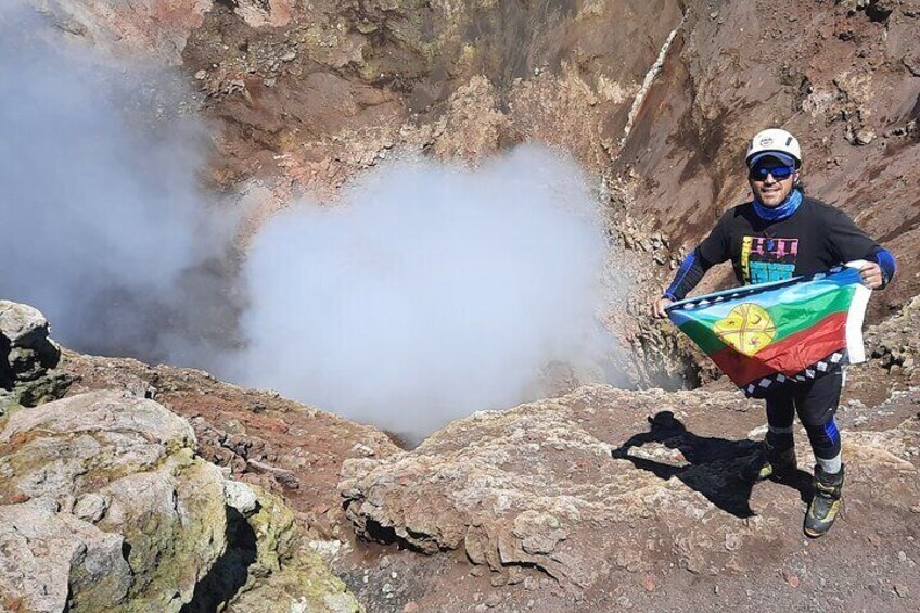 Full Day Mountaineering to Villarrica Volcano from Bucán