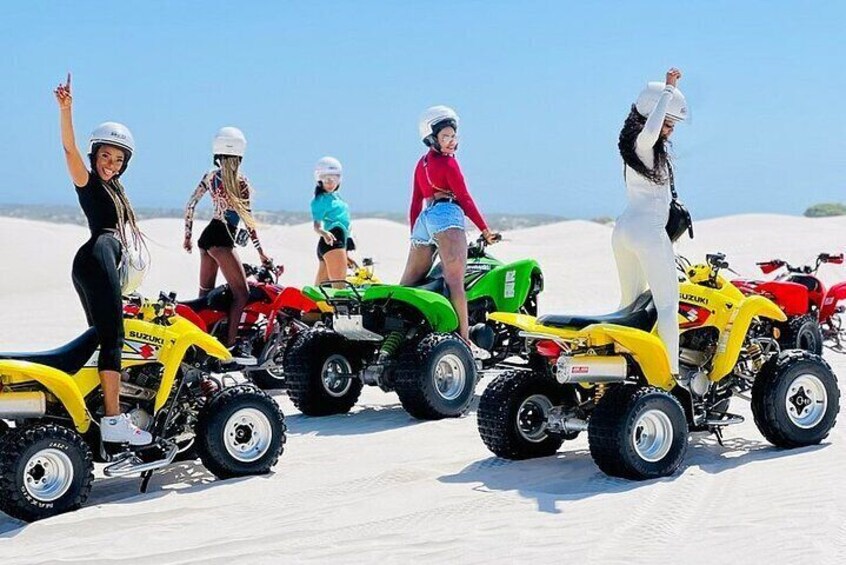 2 hours Sandboarding & Quad Biking Atlantis Dunes Cape Town 