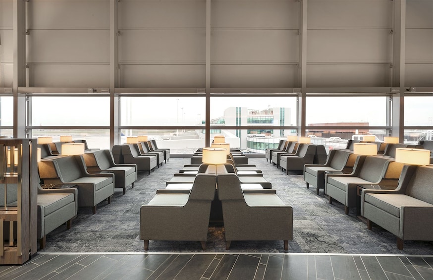 Premium airport lounge at Leonardo da Vinci-Fiumicino Airport