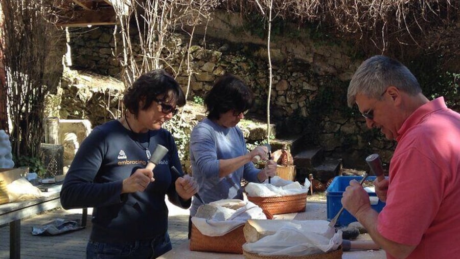 Stone Carving and Woodblock Printing in Madrid