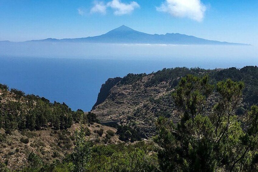 Views of El Teide from La Gomera