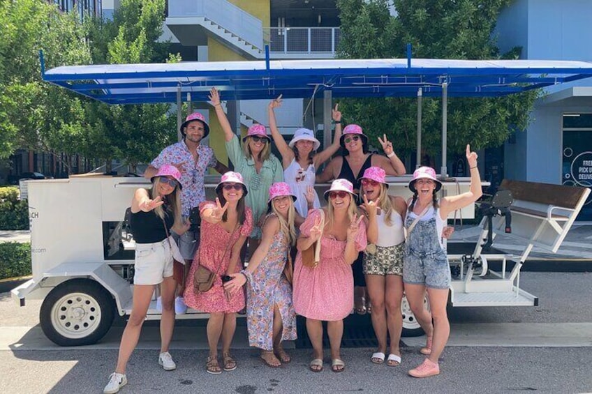 Party Bike Tour on Clematis Street, Downtown West Palm Beach