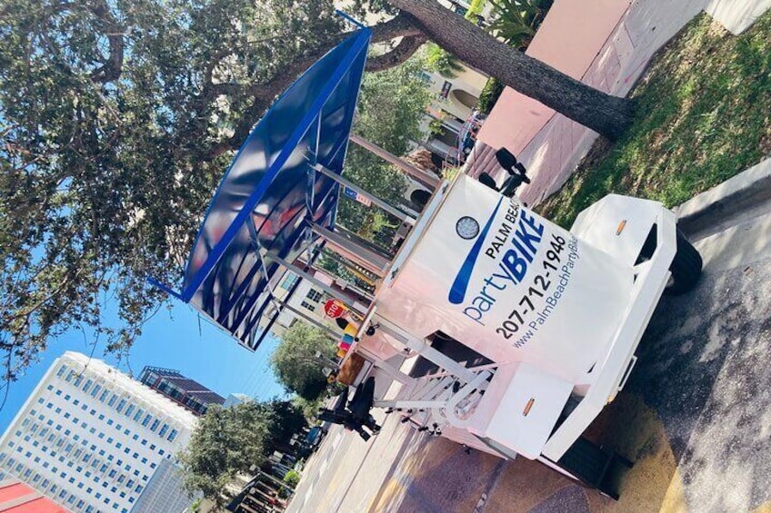 Party Bike Tour on Clematis Street, Downtown West Palm Beach