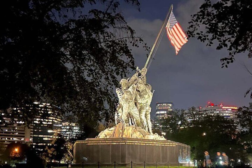 Lights, Camera...Monumental Tours 
Iwo Jima Marine Corps Memorial