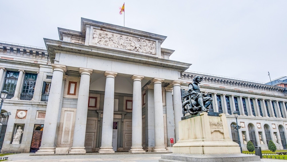 View outside the Prado Museum