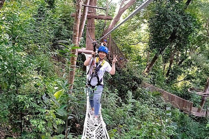 Private Tour To Kong Forest Included ATV and Flying Zipline Activity