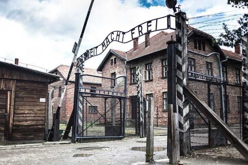 Entrance to Auschwitz - "Arbeit Mach Frei" Gate