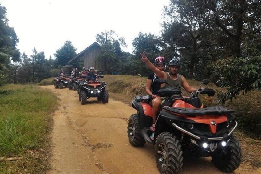 ATV Safari 2 HR.Jungle on the Mountain Way ,Waterfall