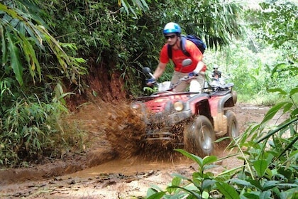 quad bike Safari 2 HR.Jungle on the Mountain Way ,Waterfall