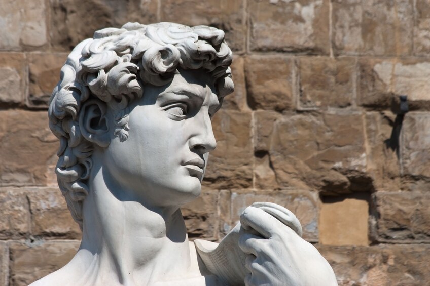 The David sculpture in Florence