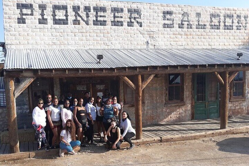 After your tour you can check out the 100 year old Pioneer Saloon – Grab a burger at the oldest saloon in Clark County... bullet holes still visible in the saloon wall where a gambler was caught cheat