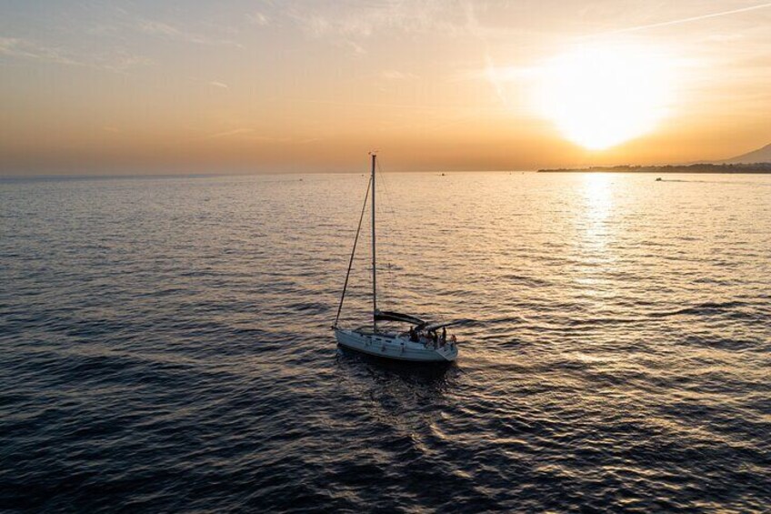 Sunset Sailing and Dolphin Watching in Marbella