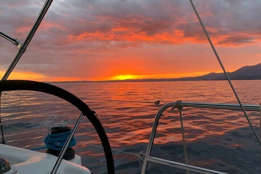 Sunset Sailing and Dolphin Watching in Marbella