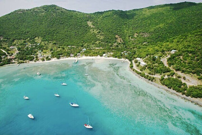 Jost Van Dyke Island Escape with Optional Snorkeling