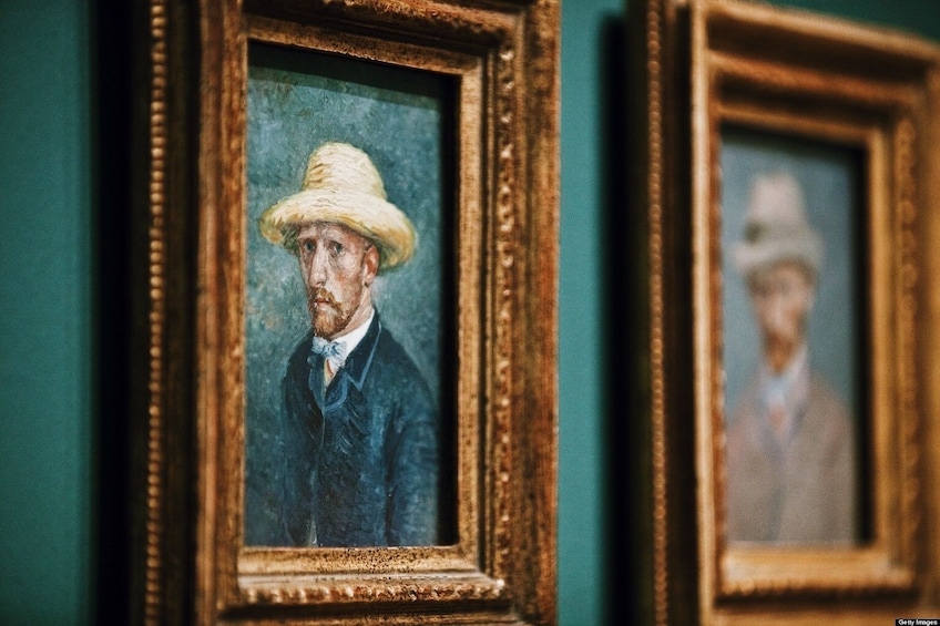 Paintings at the Van Gogh Museum in Amsterdam 