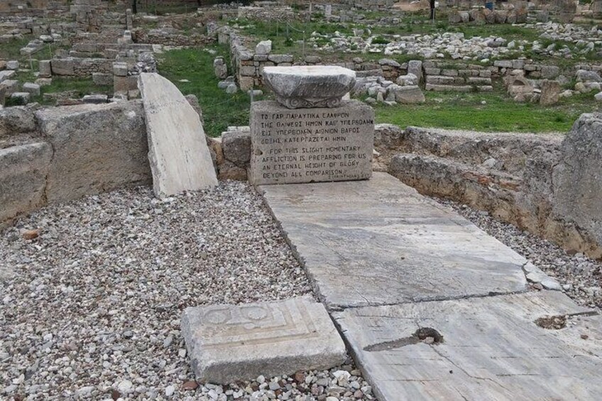 Biblical Private Tour '' Following St Paul’s Footsteps'' Athens & Corinth 8h