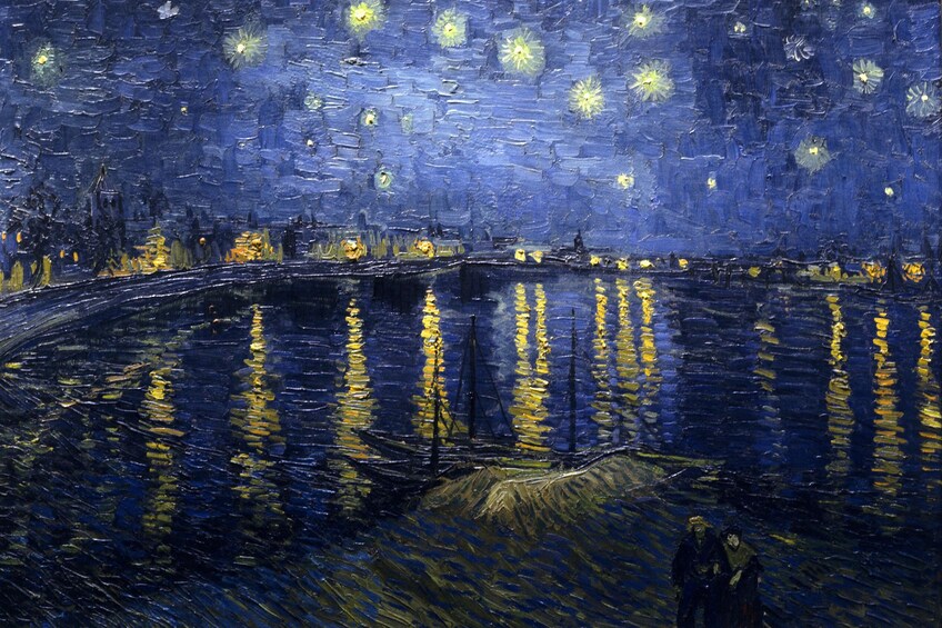 Starry Night Over the Rhône Painting by Vincent van Gogh