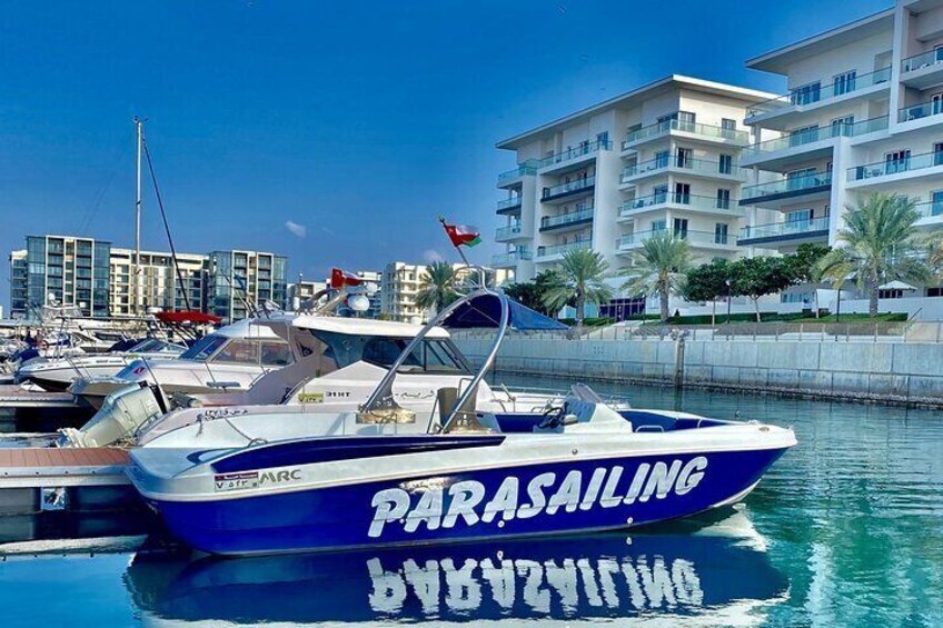 Our parking in al Mouj Muscat
