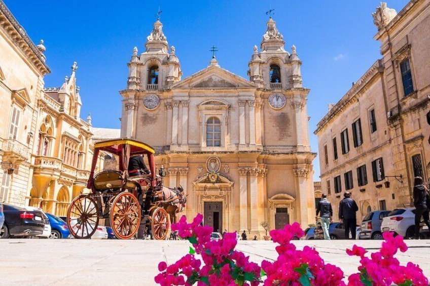 Tour of Malta (Private Driver) Including Lunch Platter & Wine in the countryside