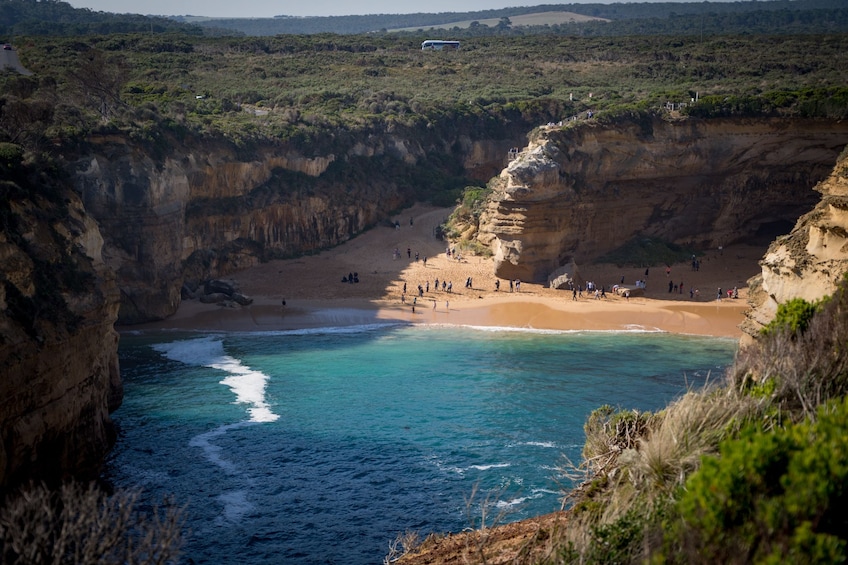 Secluded beach in Australia