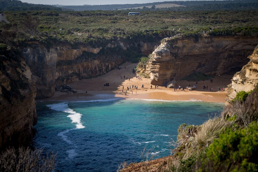 Secluded beach in Australia