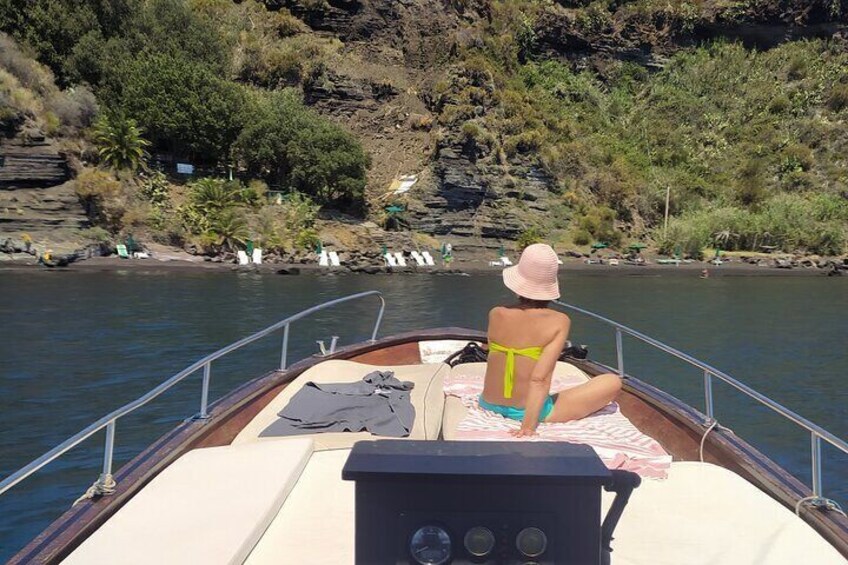 black sand beaches