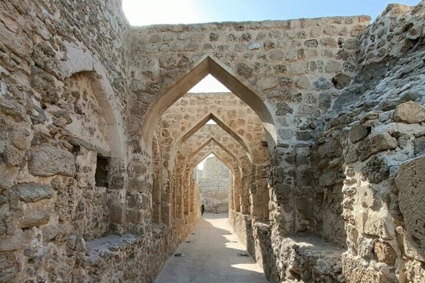 Bahrain Fort from Inside