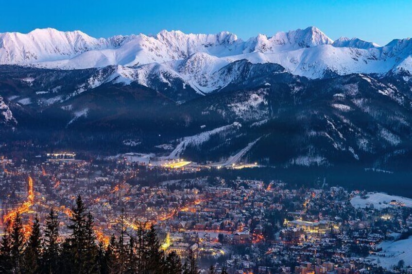 Tatra Mountains Panoramic View from Gubalowka 