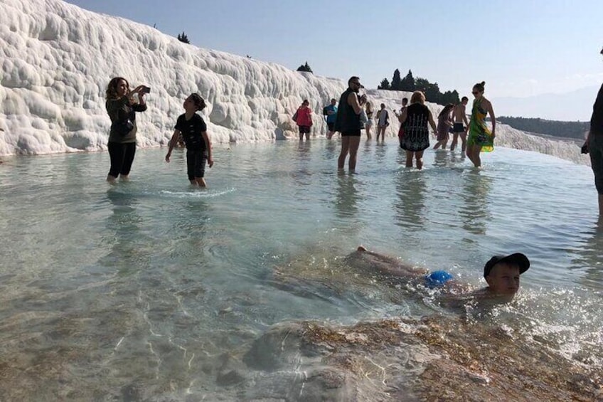 Full Day Pamukkale Tour and Hot Air Balloon Ride from Antalya