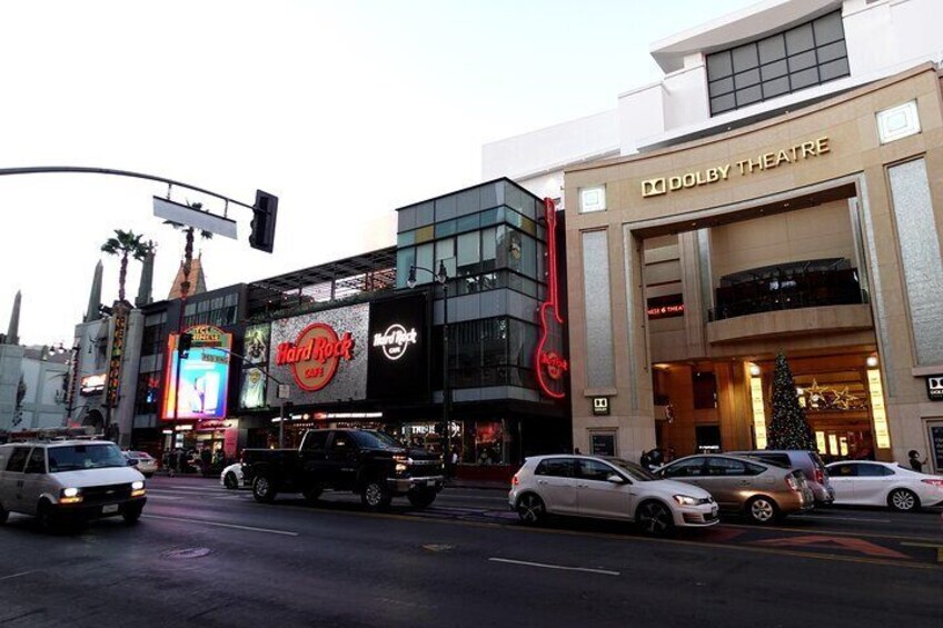 Our meeting and drop off point is in the heart of Hollywood Bl. 