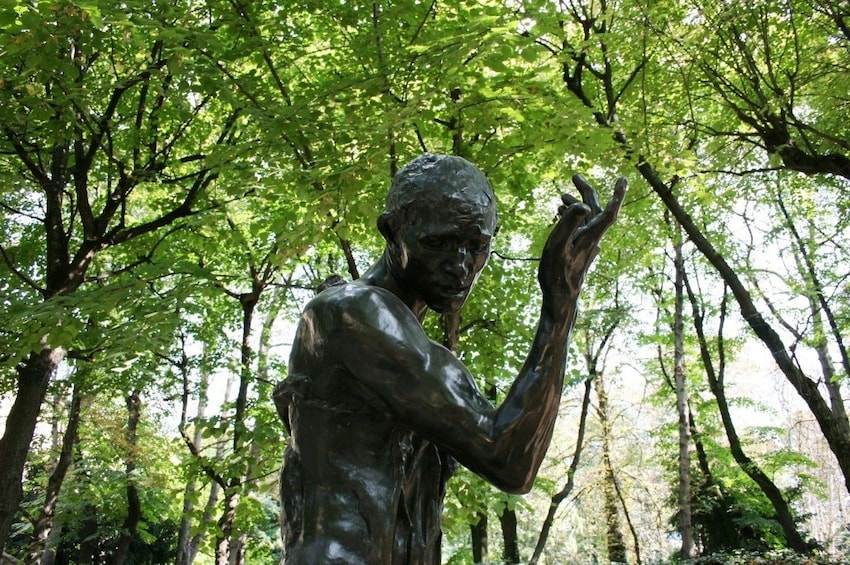 Outdoor sculpture by August Rodin