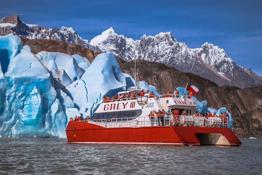 Navigation to Grey Glacier from Puerto Natales