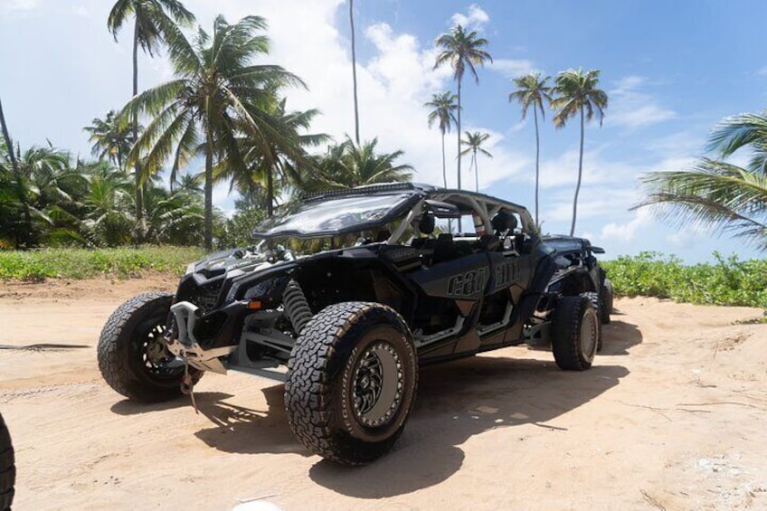 Beach Tour of San Juan by Can-Am Side-by-Side UTV