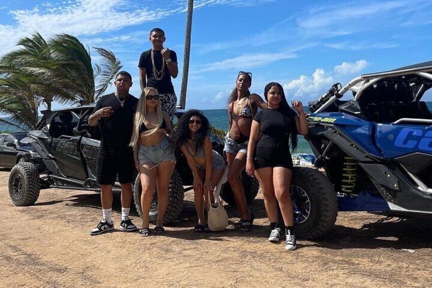 Beach Tour of San Juan by Can-Am Side-by-Side UTV