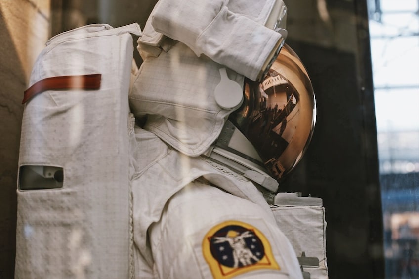 Astronaut's suit at the Smithsonian National Air & Space Museum in Washington DC