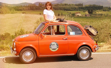 500 Vintage Tour ja Chianti Roads San Gimignanosta käsin