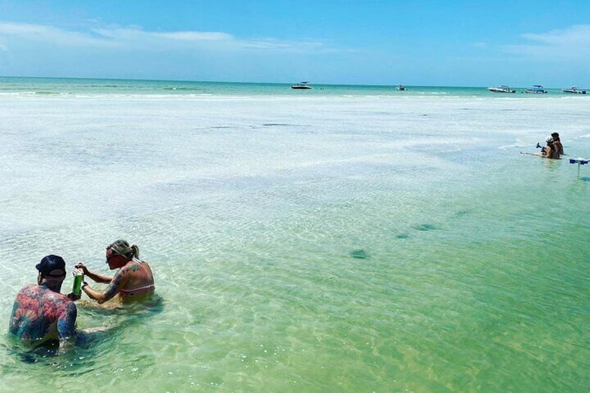 Private Boating On Pontoon Clearwater Beach in Seminote