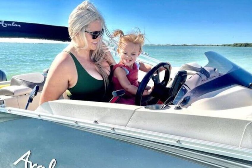 Clearwater Beach Private Pontoon Boat Tour for six