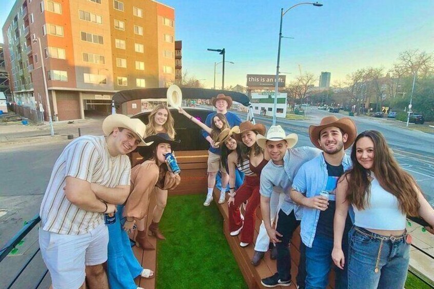 2 Hour Private BYOB Roofless Party Bus Tour in Downtown Austin