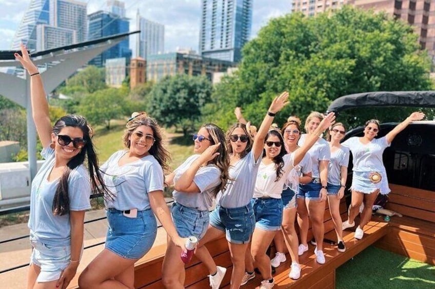 2 Hour Private BYOB Roofless Party Bus Tour in Downtown Austin
