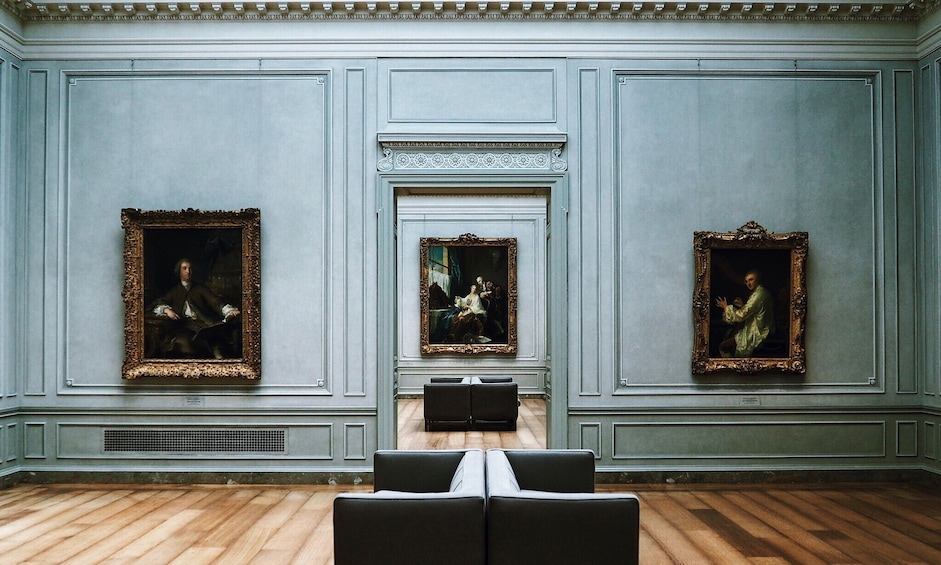 Interior of of The National Gallery of Art