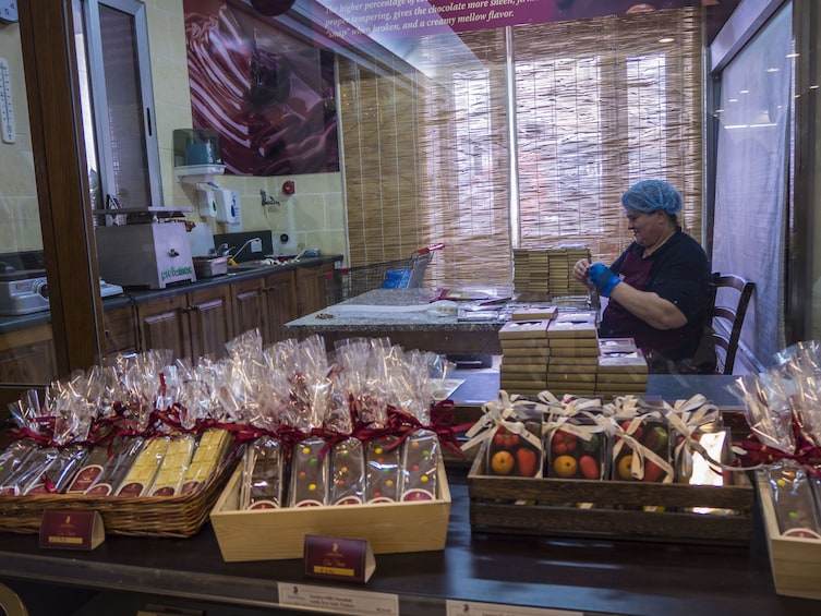 Food stall in Gozo