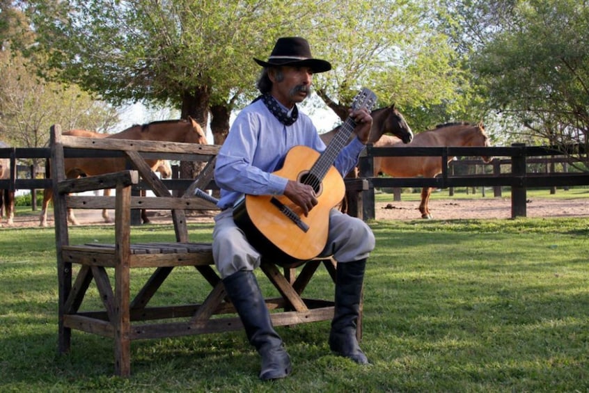 Visit the village San Antonio de Areco and the Estancia