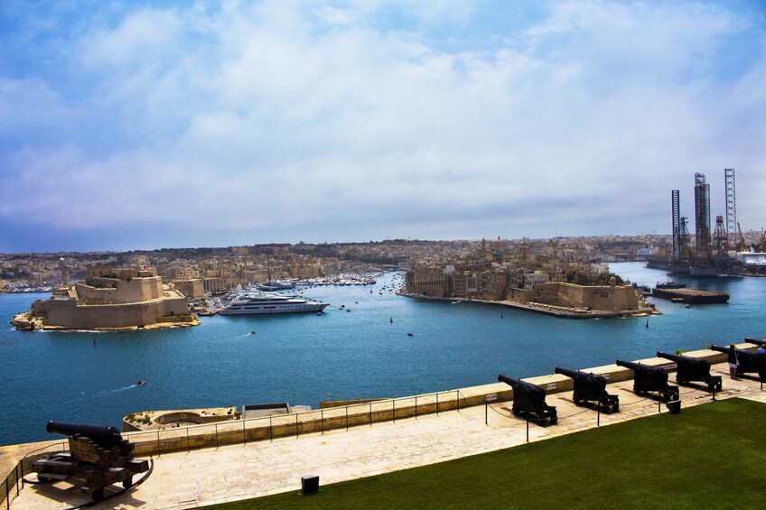 Port view in Malta