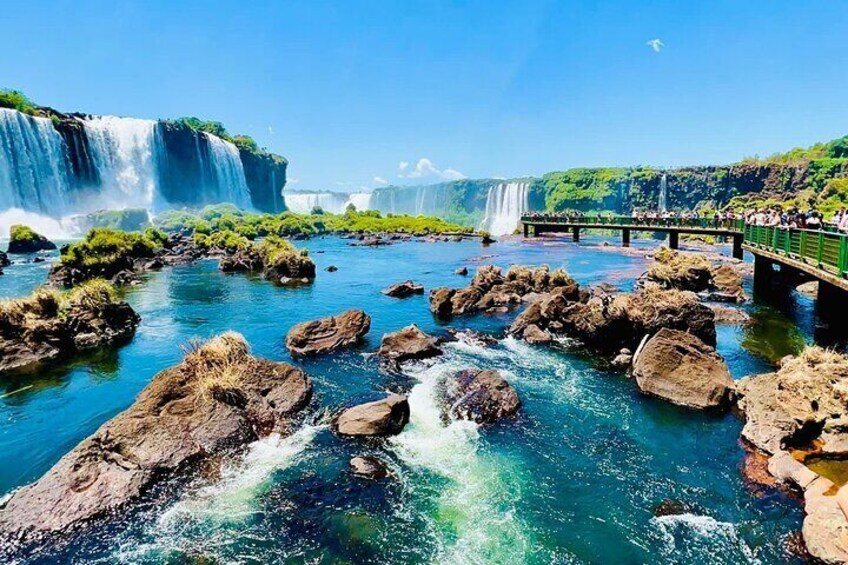 Private excursion to the Brazilian side of the Iguacu Falls