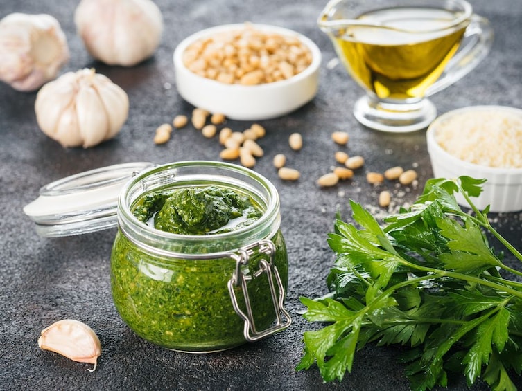 Show item 3 of 5. Authentic Pesto cooking class at the Cinque Terre