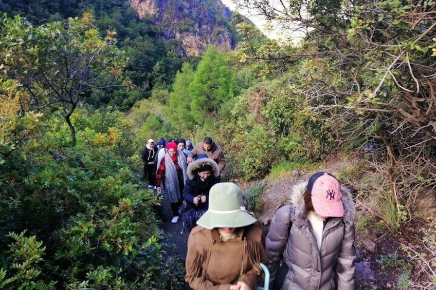 Excursion to the waterfalls of Akchour