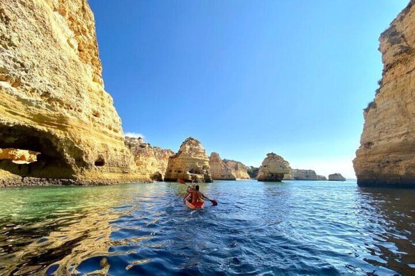 2 hours Benagil Sup & Kayak Caves & Secret Spots